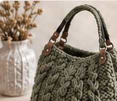 Natural Sage Handbag
